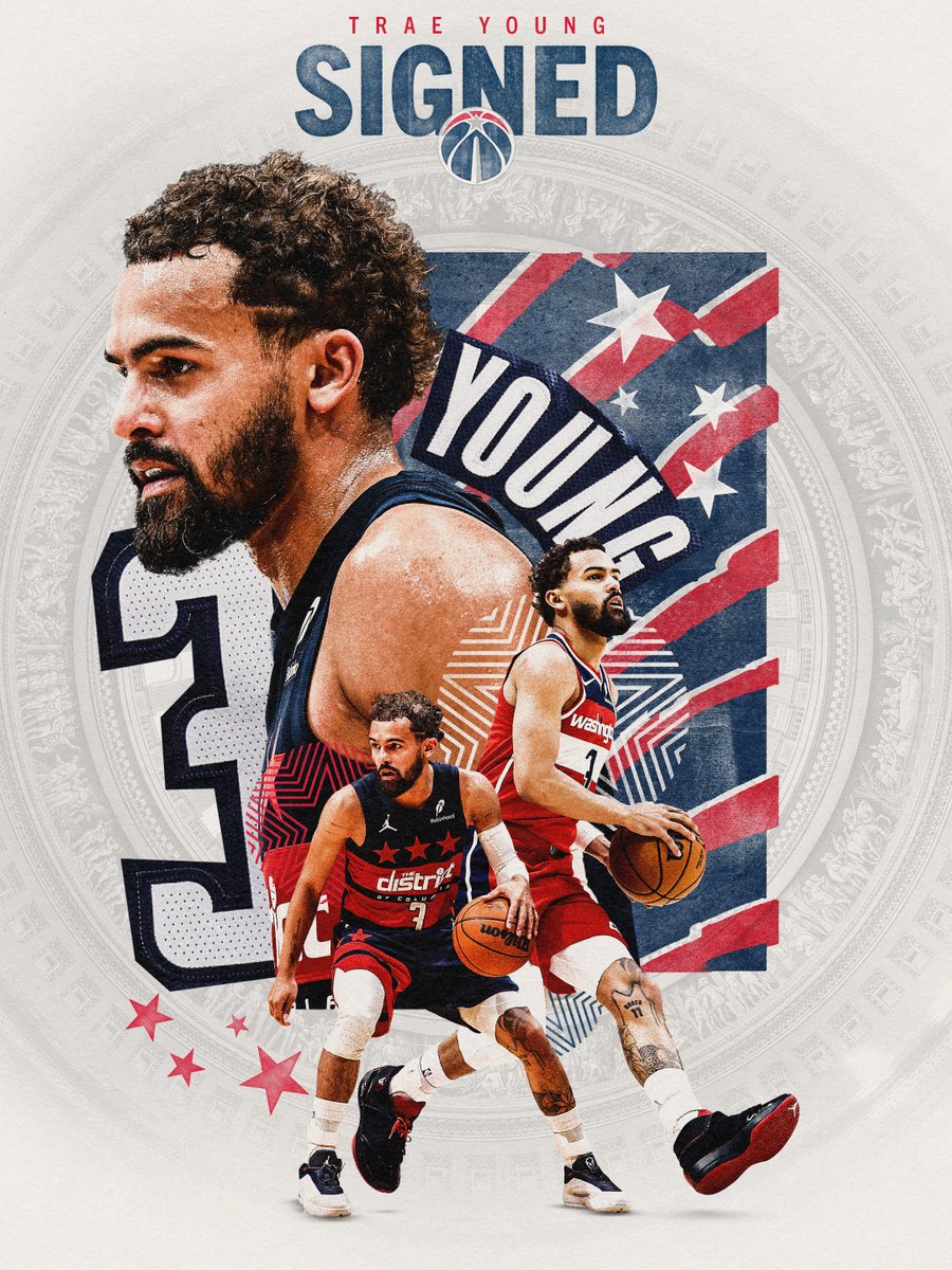 WashWizards's tweet photo. Trae's staying in The District 🧙‍♂️ 

#ForTheDistrict | @TheTraeYoung https://t.co/63JpwvnJFY