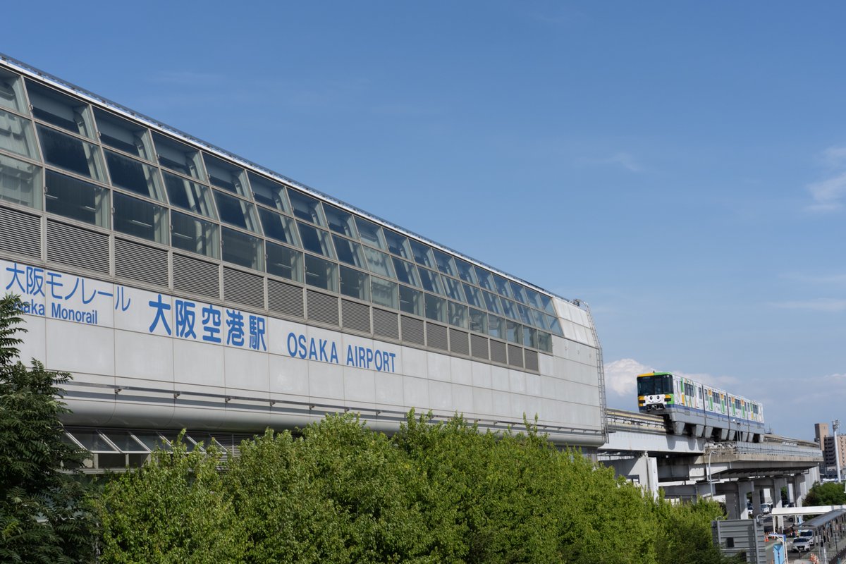 hawksnow_ok's tweet photo. 追加投稿です。
撮影日：2026_07_08
撮影場所：大阪空港駅
#大阪モノレールフォトコン2026
#一般部門 https://t.co/3Odz6KHkWV