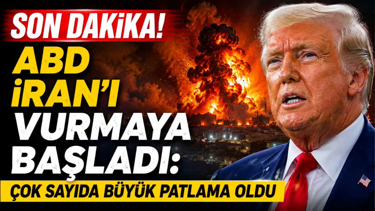 pusnetcom's tweet photo. Son Dakika! ABD İran'ı vurmaya başladı: Çok sayıda büyük patlama oldu
https://t.co/AwM5J5KSII https://t.co/QWzMZyKbka