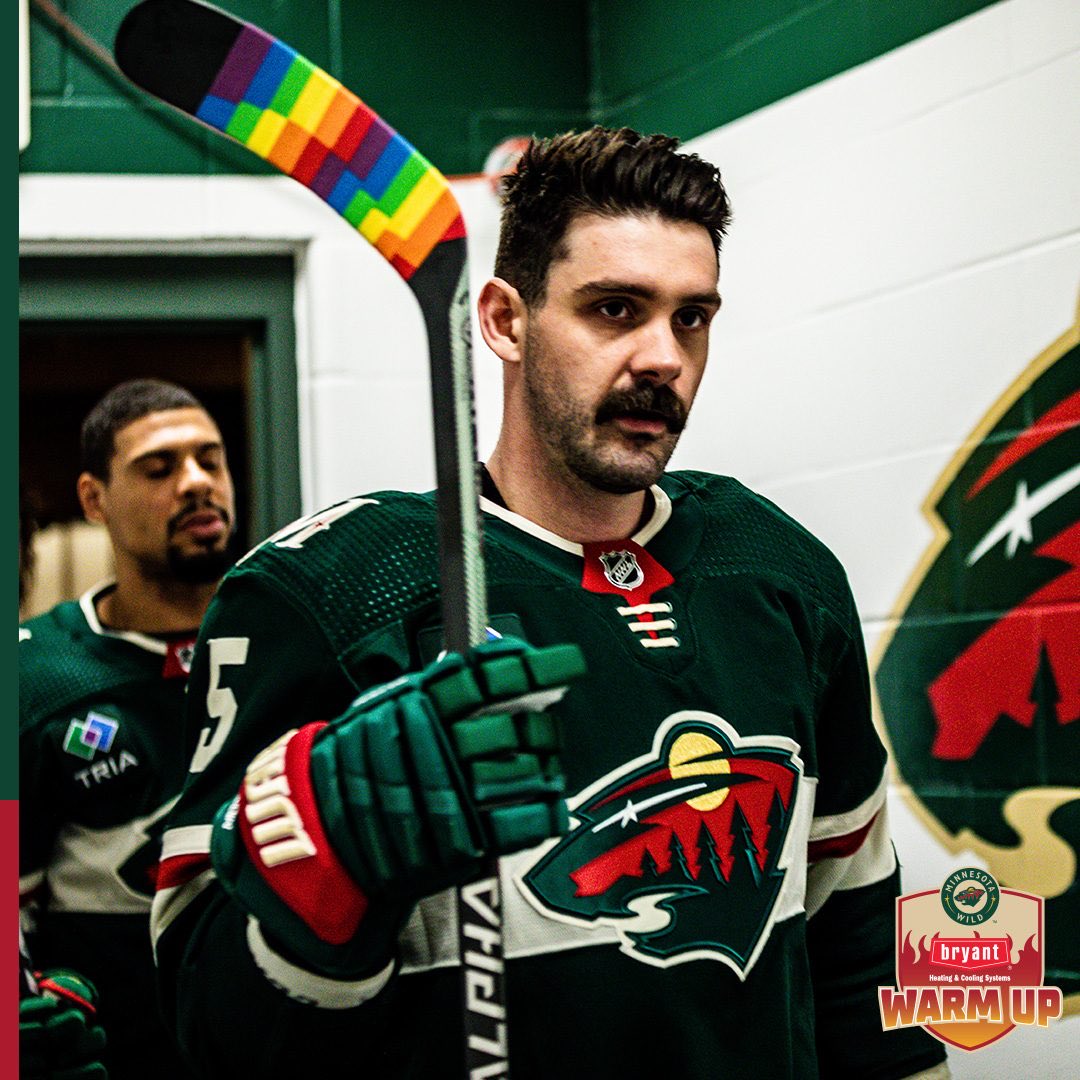 CoachKevOC's tweet photo. @NotVonk @SkolxPolls @p9triot @MakarTruther98 @mnwild Idk seems like the team nailed it with the tape. https://t.co/yCcsvO8Brv