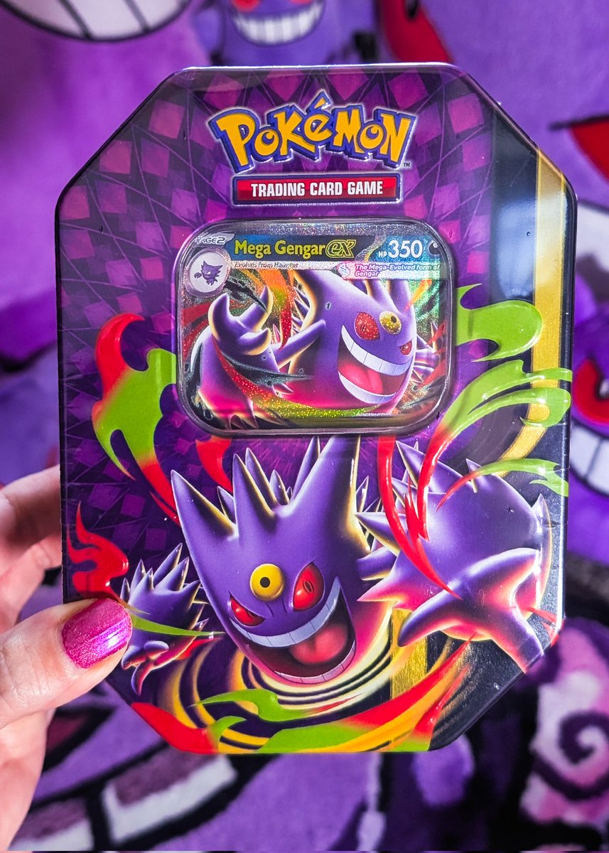 avianoir's tweet photo. 💜GENGAR CARE PACKAGE GIVEAWAY💜

-Pokémon: Mega Moonlit Gengar Tin
-12in Gengar Plush
-Trapper Keeper Gengar Notebook
-Pokeball Plush
-Pokeball Bag Charm/Pouch 

Rules 😈 
-Must be following
-Repost &amp; Like 
Ends August 8th, US only 💜 https://t.co/K5A00qzYIm