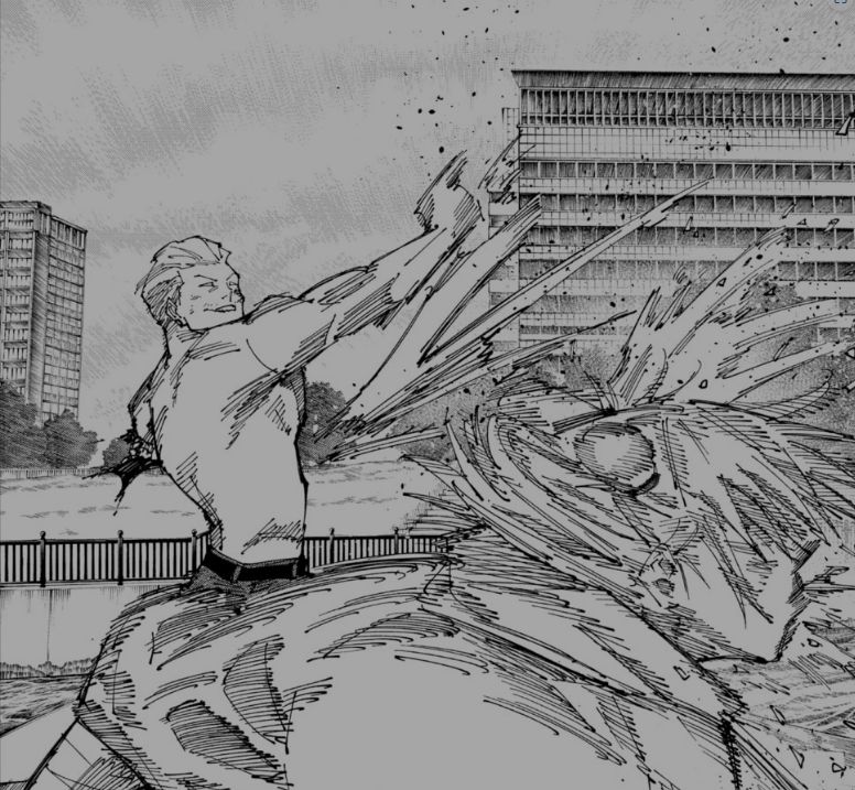 Pokemonlegendsx's tweet photo. I love how they go from the from the verge of death to hanging out and having a simple conversation as if they were just not trying to kill each other, this anime is hilarious
#JujutsuKaisen #JJK #Chapter190 #CullingGame #TokyoNo2Colony #KinjiHakari #HajimeKashimo #MakiZenin https://t.co/Z5wP28BTQB