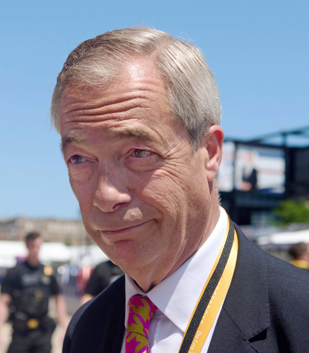 pubity's tweet photo. UK politician Nigel Farage stepped down from parliament so he could trigger a new election just to prove the people would vote him back in.

Only one man is set to run against him: Count Binface.

If Count Binface wins, it will be the first time a Recyclon has held public office. https://t.co/RBz0Ye8Oit