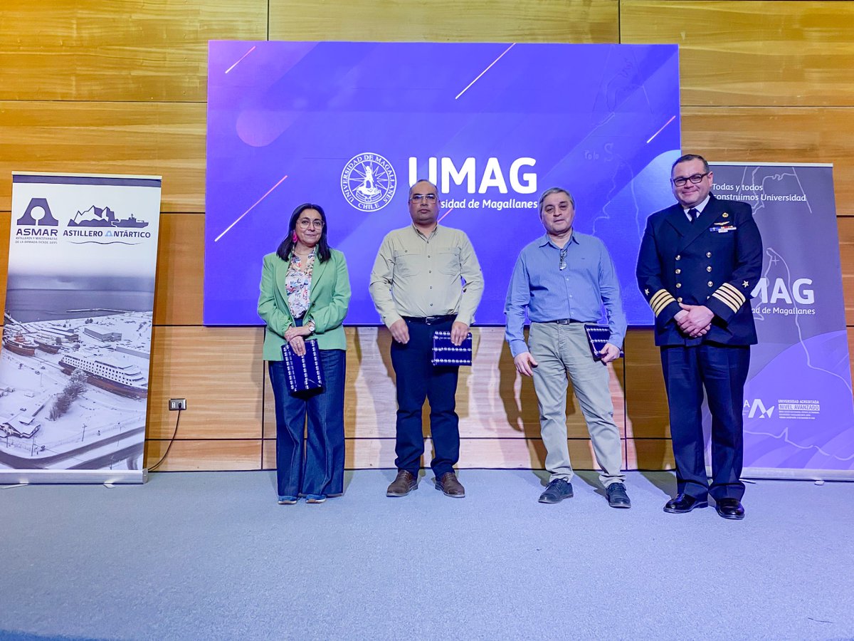 Armada_Chile's tweet photo. En el marco del 137° Aniversario de la Especialidad de Ingeniería Naval, la Armada de Chile junto a ASMAR y @udemagallanes, organizaron un Seminario de Ingeniería Naval sobre innovación y desarrollo tecnológico vinculados al ámbito marítimo

#ArmadaPorChile #ArmadaEnMagallanes https://t.co/dghLUOQfCn