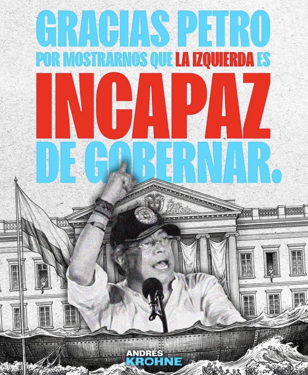 jdarioml's tweet photo. @GustavoBolivar @petrogustavo A ver, idiota, él siempre ha estado claro y siempre ha dicho: «Si lo pide EE. UU., lo extradito», y eso implica un proceso judicial, aquí o allá. 

Una cosa le tendrá que agradecer el país: nos dejó claro que la izquierda para gobernar no sirve, nunca ha servido ni servirá. https://t.co/VwzsP4eKGA