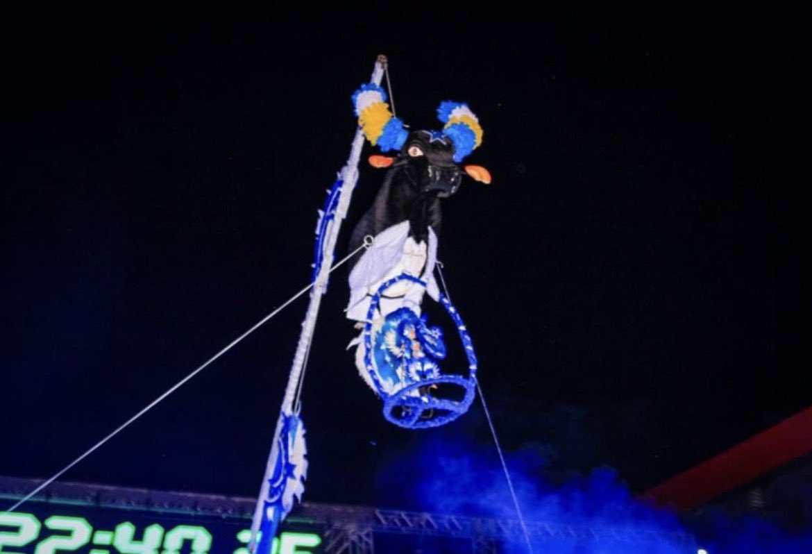 LiamCavalcante's tweet photo. Hoje o Mini Caprichoso completa 33 anos de história! 💙⭐️ O boi já conquistou 13 títulos no Festival em Miniatura e é o atual tricampeão da competição. Parabéns e vida longa ao mini boi da estrela na testa! #Parintins
Siga o bumbá no Instagram: https://t.co/c7E3TsnhXW https://t.co/wYE8QGyWFW