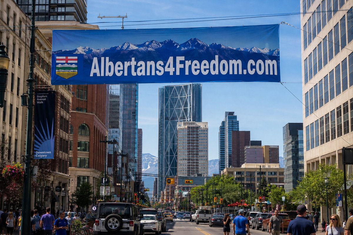 AlbertanFreedom's tweet photo. Please support https://t.co/QD1PuOa7Cf so that we can fill Calgary streets with signage and ensure Calgarians understand the importance of Voting IN FAVOUR of Option 2 on Question 10.   
Contact us to obtain a sign for your lawn!  
Donations = More Signs! https://t.co/Egd4lV83oy