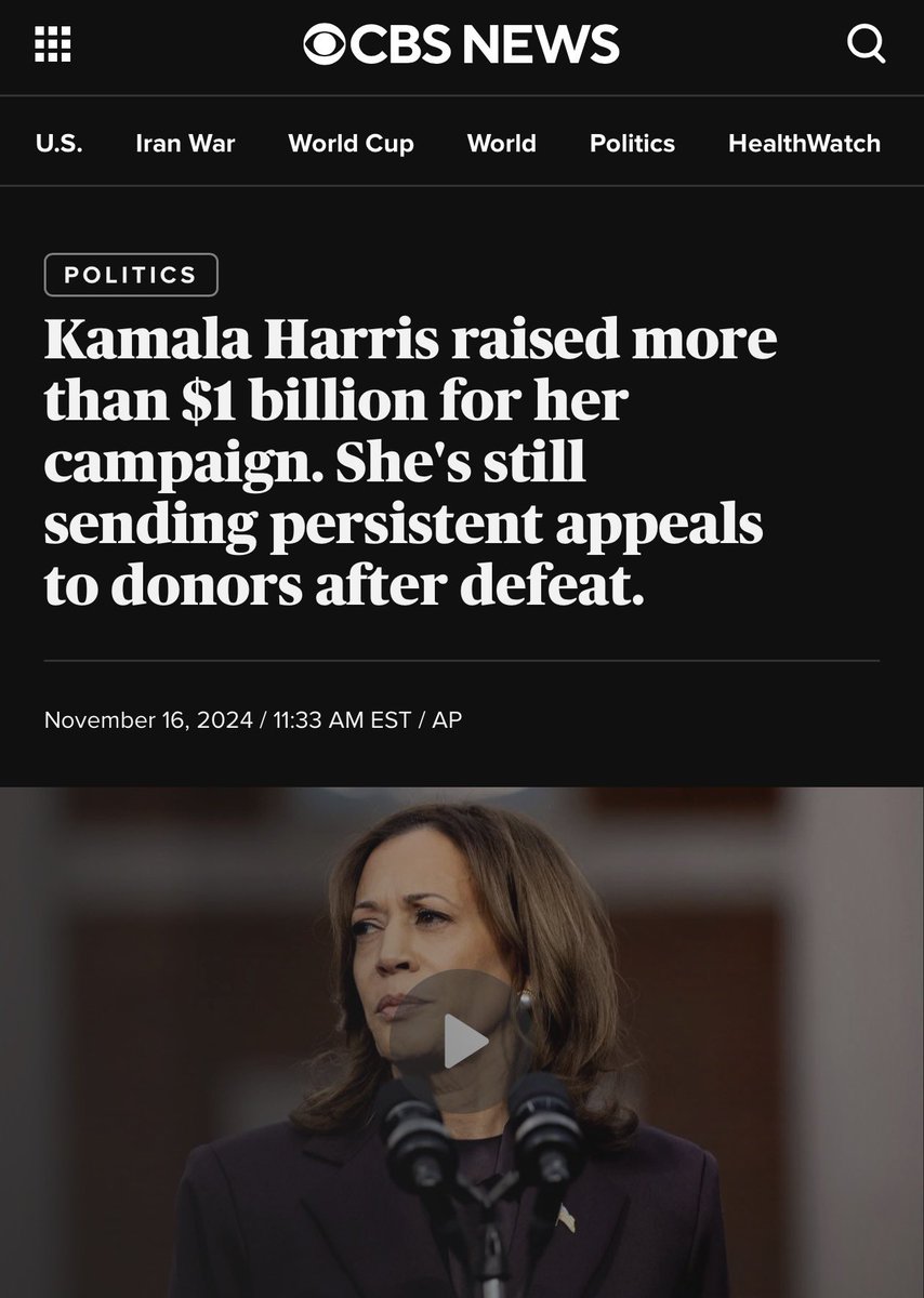 BreakingBrown's tweet photo. Sounds like the Kamala Harris campaign, which wouldn’t give $10 million to the Black Caucus to engage ADOS voters—even though she raised $1 billion— but gave nearly all of it to the white consulting firms that drove her campaign into the ground. https://t.co/9utu0Fsogv