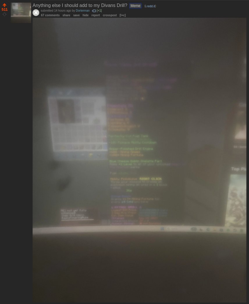 exaiosu's tweet photo. the /r/hypixelskyblock subreddit is actually pretty good https://t.co/URPWlMkHPa