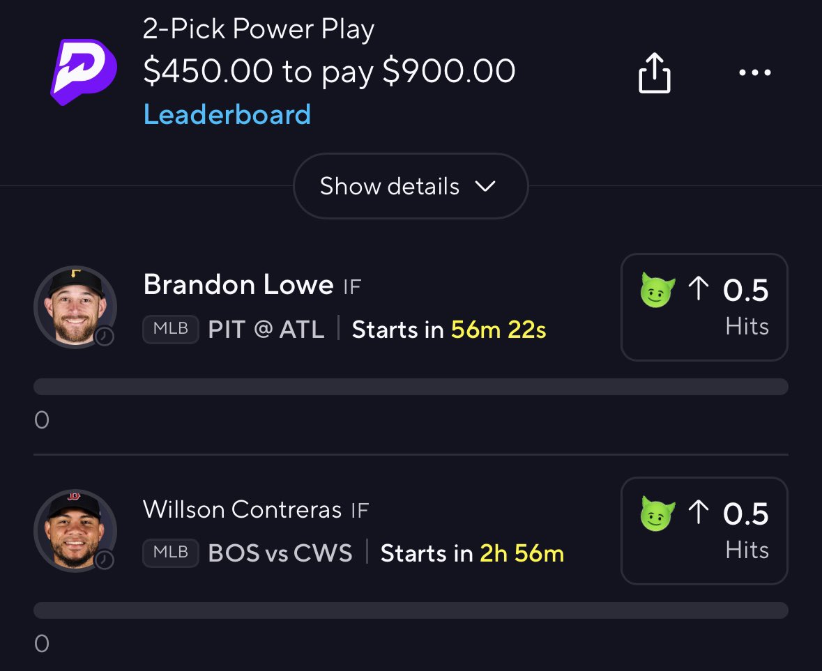 ClutchPicksG's tweet photo. LADDER DAY 2🪜

Use the Taco 🌮 Profit to Tail👇🏼
LIKE💙 4 POSITIVITY🔥

We Turning $20 in $2,560 in 7 Days‼️

Day 1 ✅ $25 → $50
Day 2 🔥 $50 → $90
Day 3 $90→ $180
Day 4 $180 → $340
Day 5 $340 → $650
Day 6 $650 → $1.280
Day 7 $1.280 → $2,560 https://t.co/AL7m77iHYH