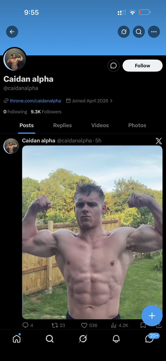 FindomCaiden's tweet photo. Go report this account. 

Guy in the pics doesn’t even know about it. 

He’s trying to get it taken down too. 

Send your cash to the real caiden instead… https://t.co/KHtKuvTKYu