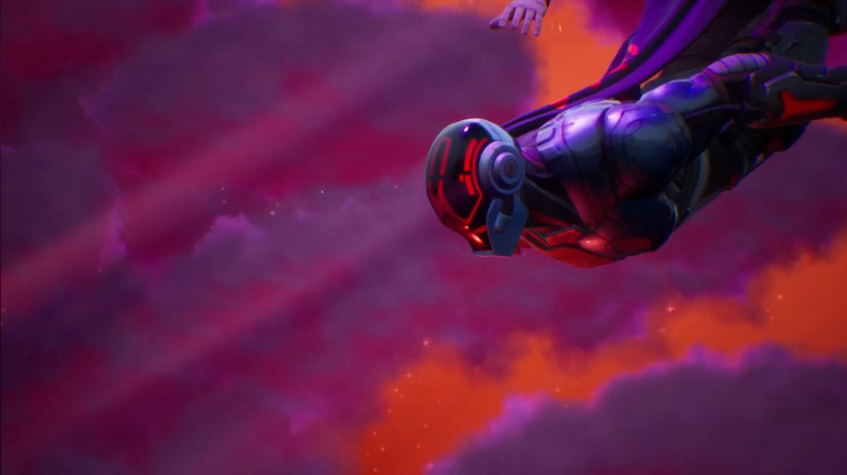 PlanetNexon's tweet photo. @AlignedEclipse I'VE BEEN SAYING THIS!! Also, look at the background where Jones and The Foundation fly into in the end of Collision to find Geno https://t.co/RX99jZyn7g