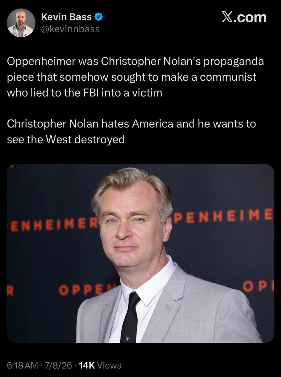 emeriticus's tweet photo. Life must be so miserable as an anti-woke person. You constantly live under this self-imposed siege mentality where everyone and everything is out to get you and you can’t enjoy anything. Many of these people claim to be the victims of persecution, as Kevin Bass does, supposedly for their dissident views. It’s more often the case that they’re just maladjusted and so it is natural for them to gravitate toward the politics of being angry and scared of everything.