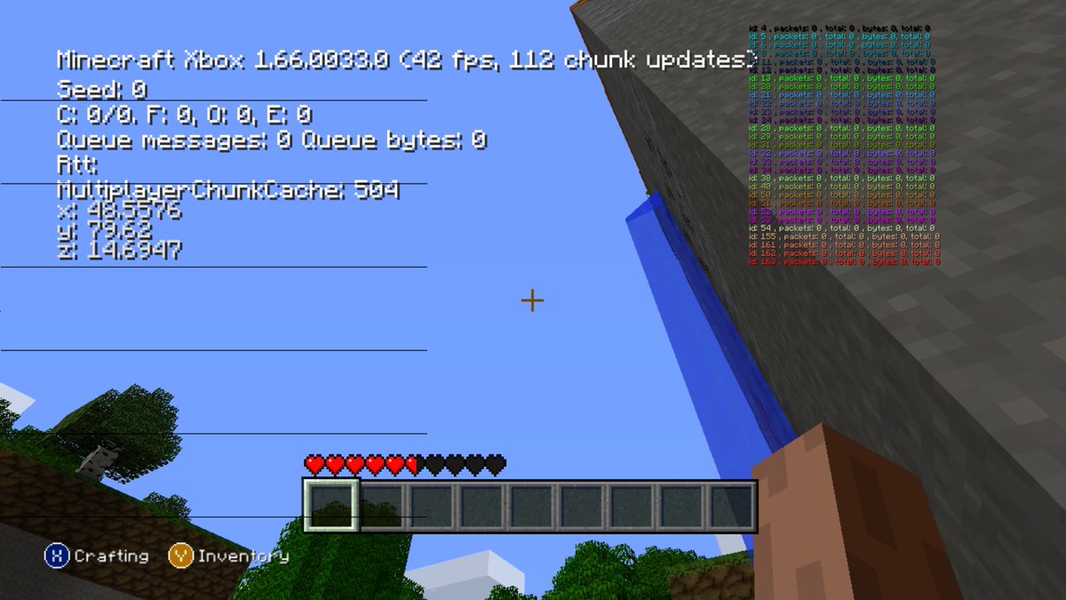 FileshredderVM's tweet photo. Did you know? In Build 0033 of MC Xbox 360 Edition, predating TU0, there's unused code leftover from b1.6.6. for the debug screen (modified by 4J), the unlicensed copy text, and packet debug screen by 4J. Here they are enabled by patching the xex.
#minecraft #minecraftxbox360 https://t.co/SsaY90y9tI
