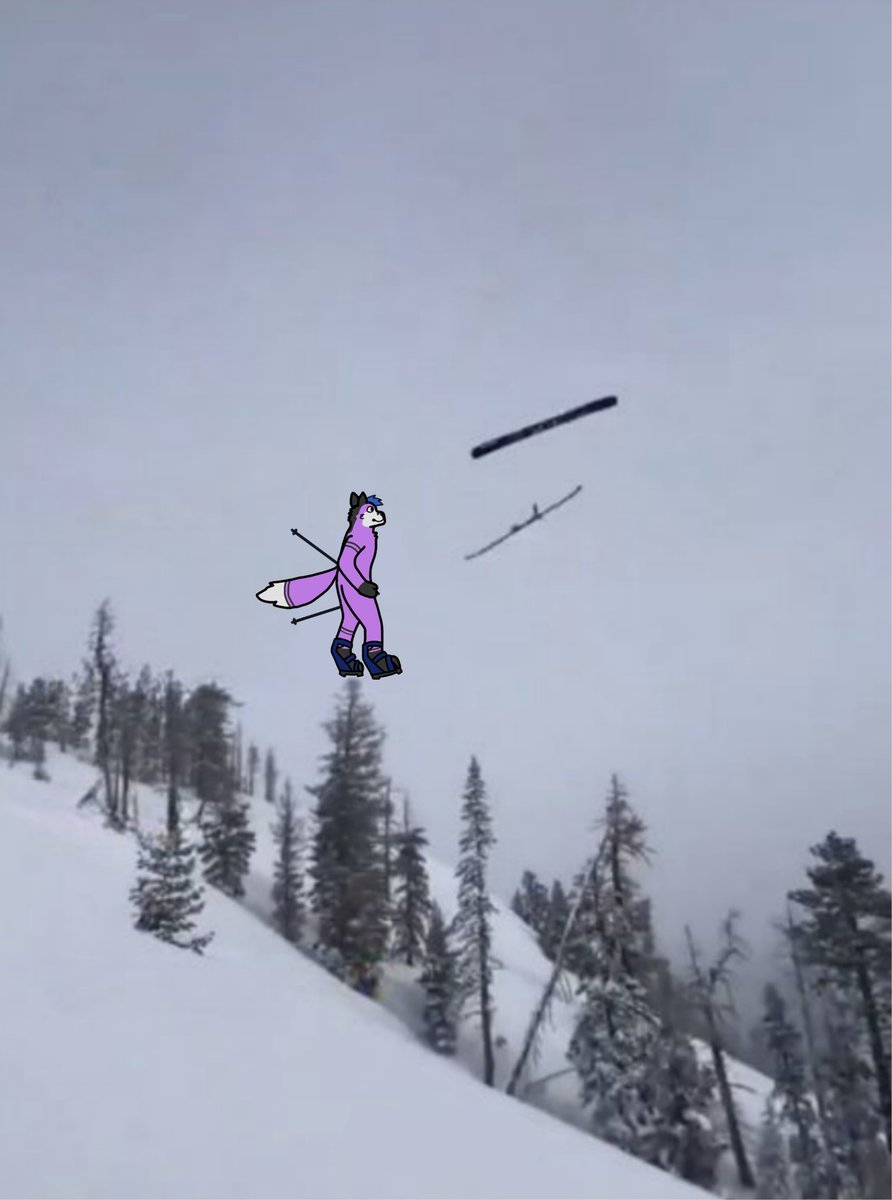 TekBot0507's tweet photo. How does this always seem to happen when I go skiing ๐ญ๐ญ๐ญ
#art #drawover #furry #atlys https://t.co/Zr73MS77bt