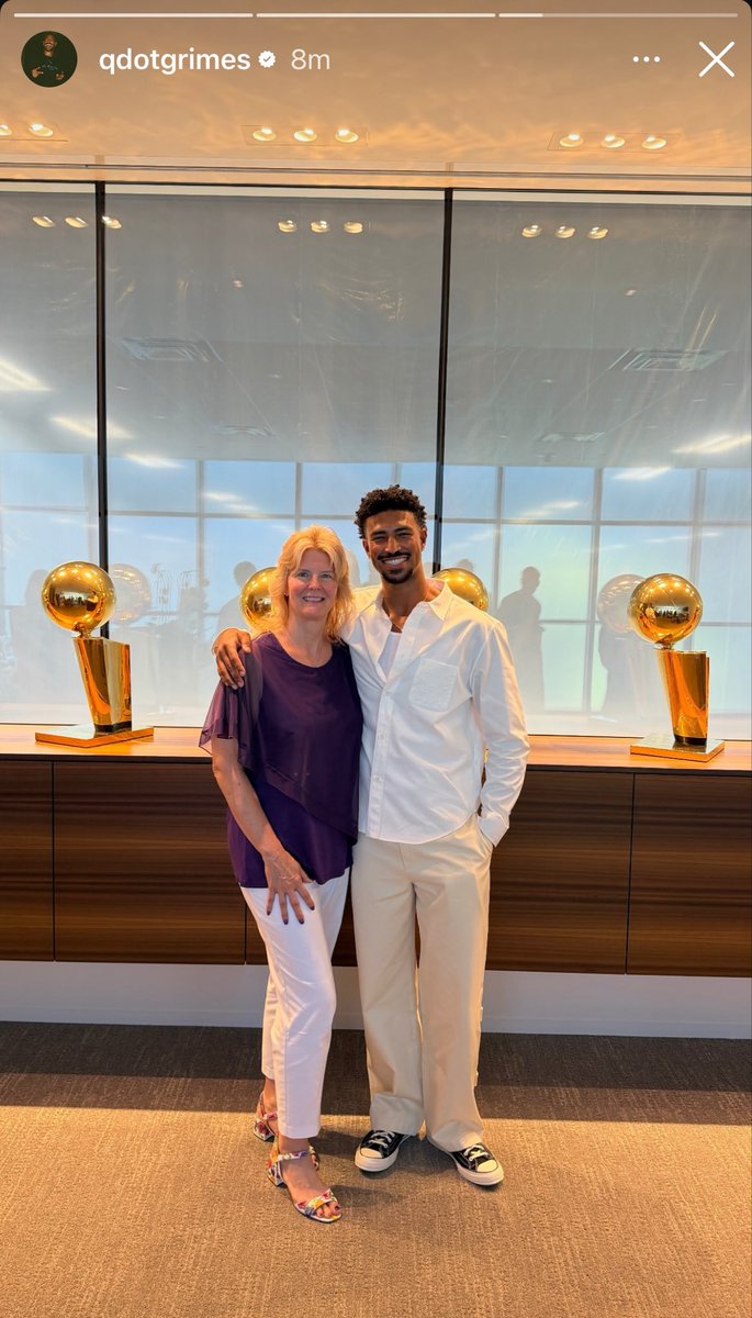 Lebronsseed's tweet photo. Quentin is a laker!!🥹💜💛 #nba #lakers @qdotgrimes https://t.co/QiTdzJkdaO