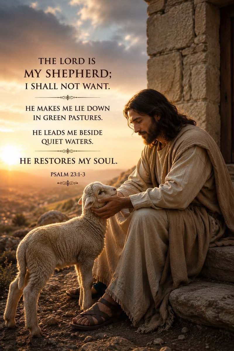 AdaugoAguiyi's tweet photo. The Lord is my shepherd 🙏 https://t.co/kyCaNVY5mX