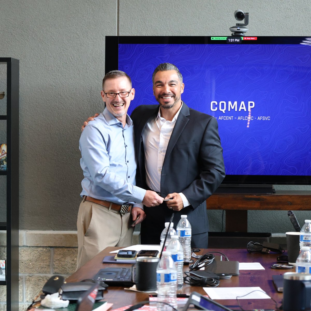 aviture's tweet photo. We were honored to welcome stakeholders from CQMAP to Aviture HQ to review the program, discuss what's ahead, and recognize our team with challenge coins for their dedication and continued support of the mission. 

Thank you for your trust, partnership, and collaboration. https://t.co/b53iVYrd1s