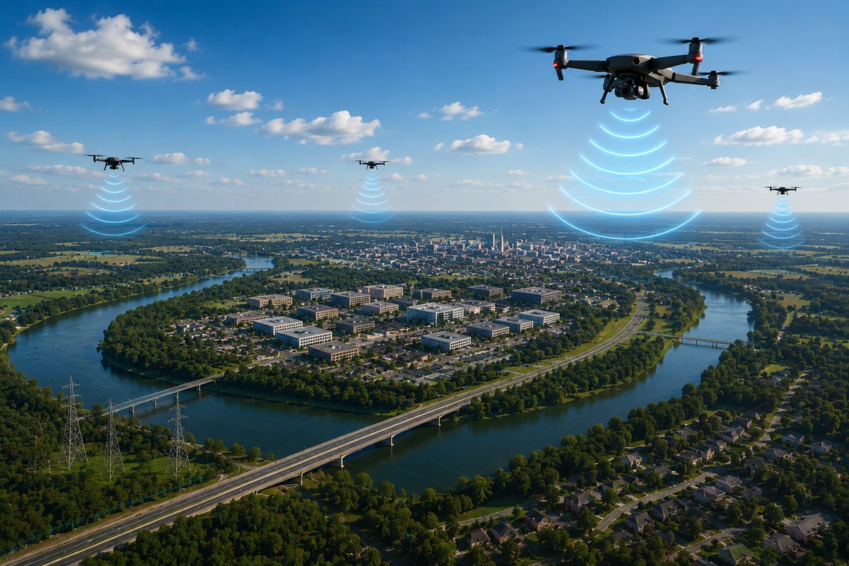 AeroDefenseTech's tweet photo. Your smartphone isn't an #airspacesecurity system. #RemoteID apps can detect nearby drones, but smartphone hardware limits #detectionrange.
Dedicated Remote ID receivers provide earlier awareness & more reliable tracking.
Learn more: https://t.co/eg6htwmylC
#DroneDetection https://t.co/XClX9ESD4J
