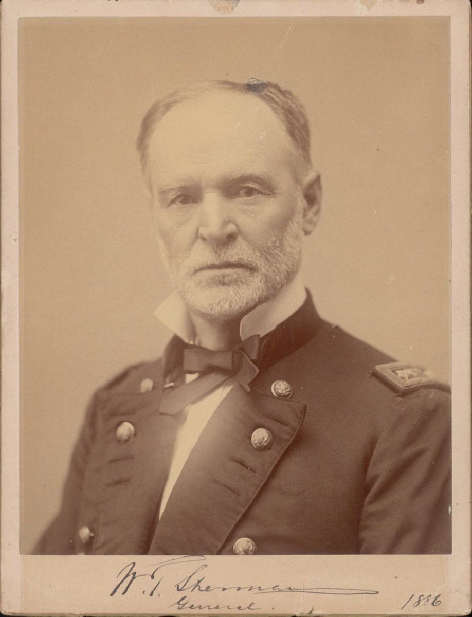 HistoryCalendar's tweet photo. William Tecumseh Sherman in his later years, 1886. https://t.co/wROrHe2Z5u