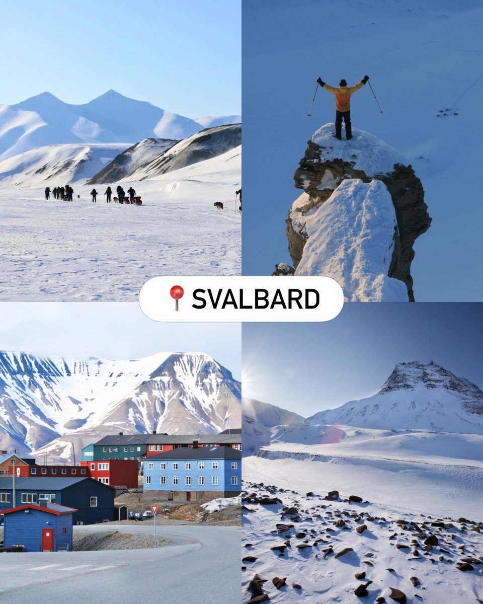 TurismocityCO's tweet photo. 📍 Svalbard 
(Longyearbyen) Uno de los lugares habitados más al norte del planeta, donde los paisajes árticos te van a dejar maravillado. https://t.co/ORk0KS3h5H