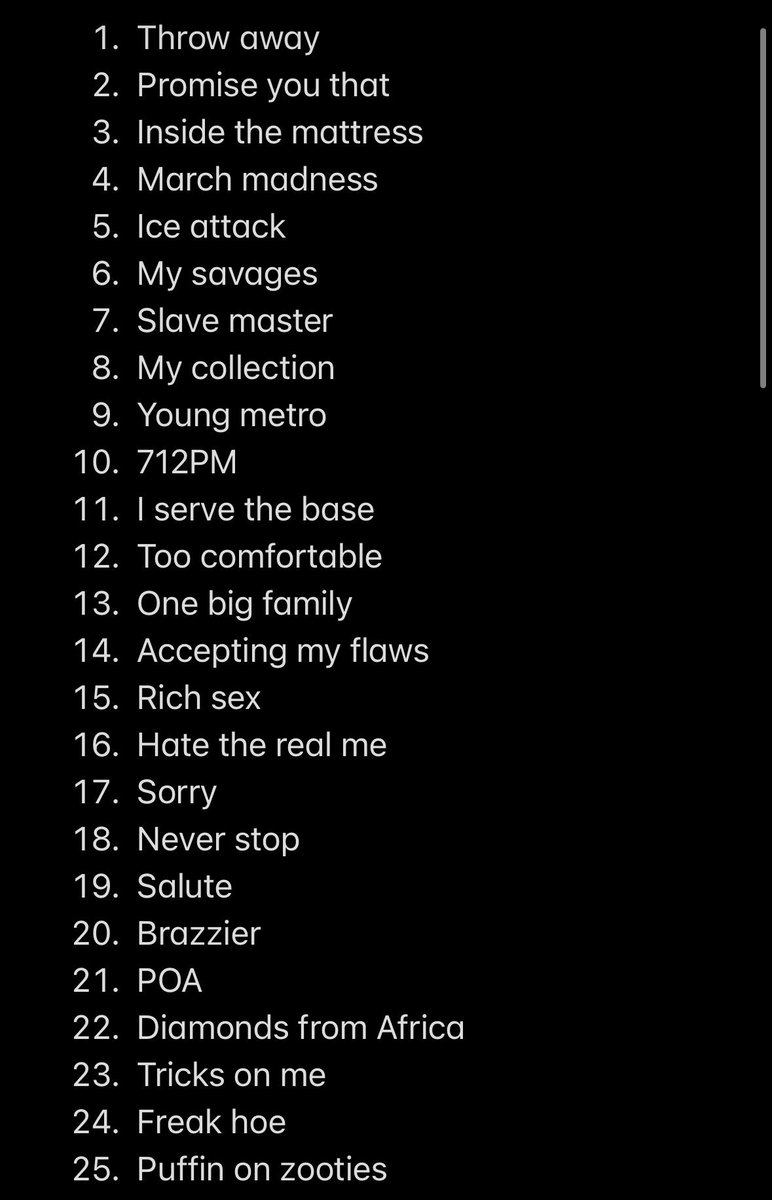 Space2021122's tweet photo. My Top 100 Future songs before “The real me” 
(Playlist in comments) https://t.co/uZWoNn4GbP