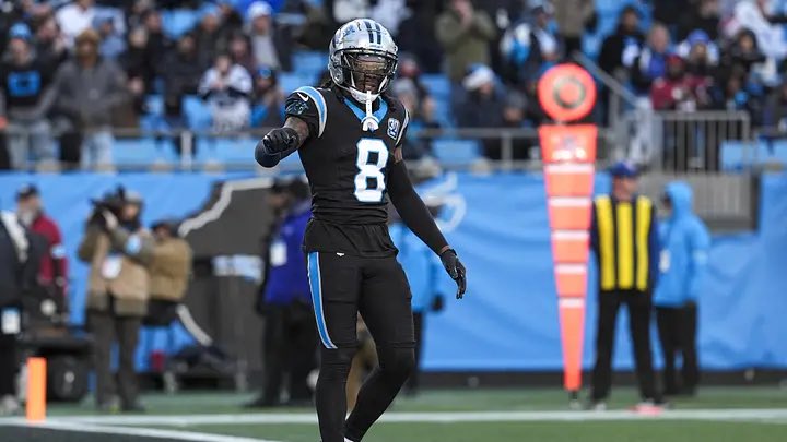 SleeperCarolina's tweet photo. Updated list of #Panthers on the NFL Top 100 so far:

Bryce Young | 98.
Derrick Brown | 90.
Tetairoa McMillan | 87.
Jaycee Horn | 76.

Does anyone else make the list? https://t.co/rqJ8vCbJth