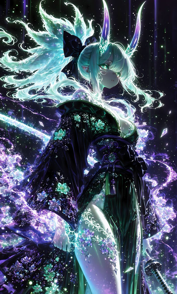 Dimmu6artalt's tweet photo. A little bit late today lol hope y'all are doing great 🙏
👹💚💜
#AIイラスト #AIart #FantasyArt #DarkFantasy
SFW Illustration https://t.co/sHlw9afIE1