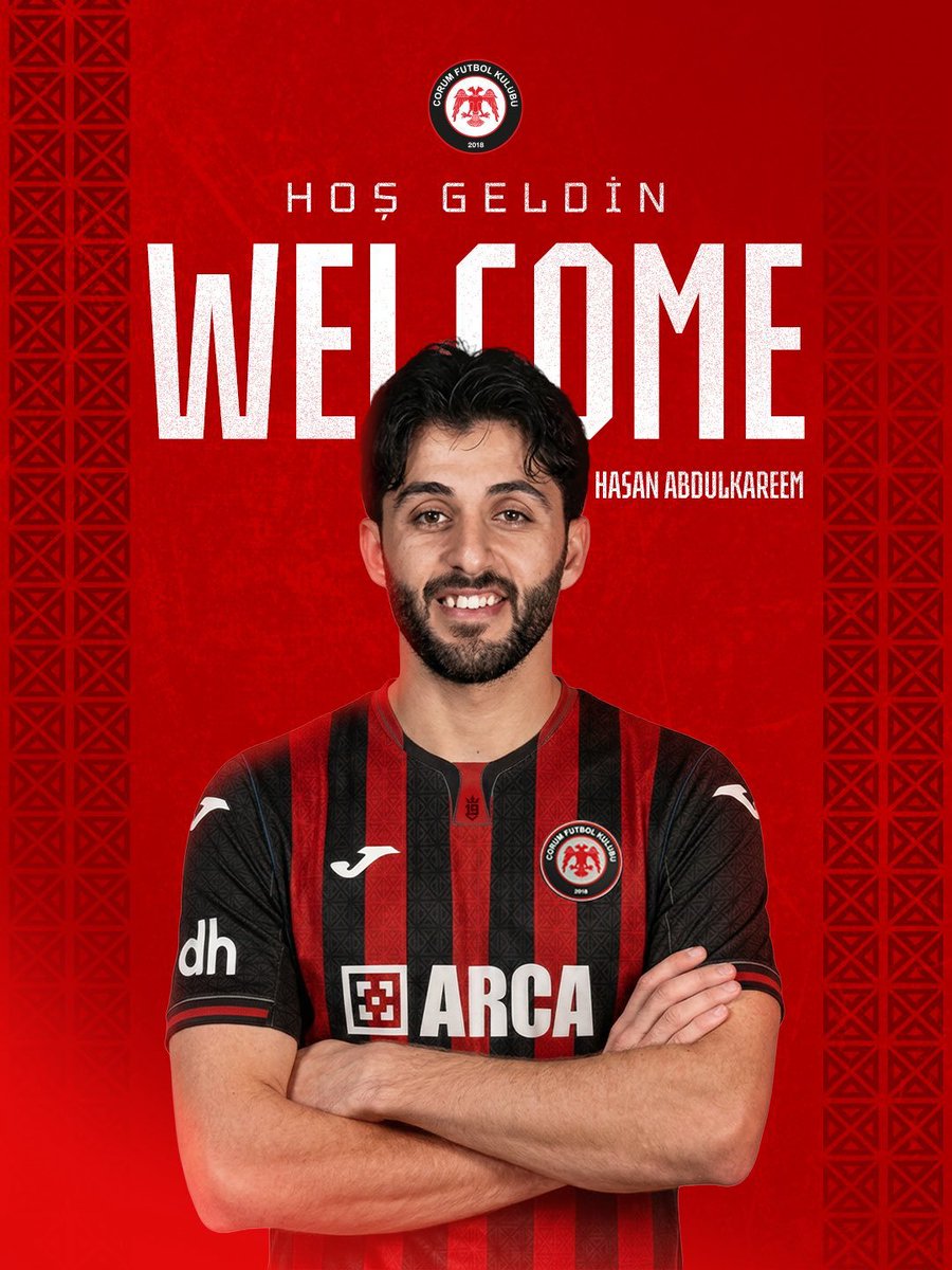 IrakArg's tweet photo. 🚨OFICIAL: El Corum FK de la primera división turca contrata a Hasan Abdulkareem 🇮🇶🇮🇶 https://t.co/1TzwVGohd6