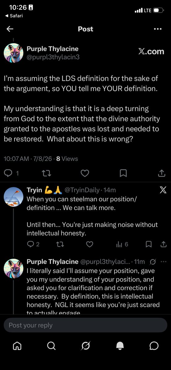 Purple Thylacine tweet media