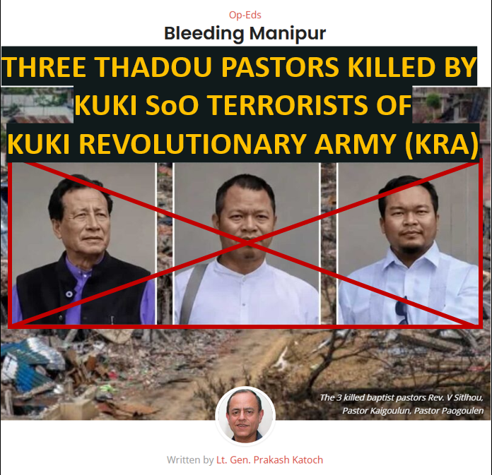 KhambaMoir7985's tweet photo. Yet another article from the Indian Army shamelessly portrays the Kukis as victims while vilifying the Meiteis and Nagas.
@rajkbhat
The usual narrative:
- Extensive coverage of Meitei militants and the looting of arms.
- Not a single mention of the role of Kuki SoO groups.

..🧵 https://t.co/eglzCUIuUa
