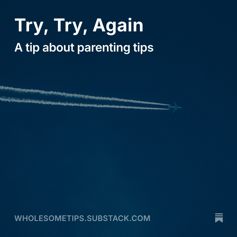 jwblin's tweet photo. Thoughts on how to use parenting advice in a non-perfectionistic way: https://t.co/Rc1d6FRqBA https://t.co/Sm4l3279k1