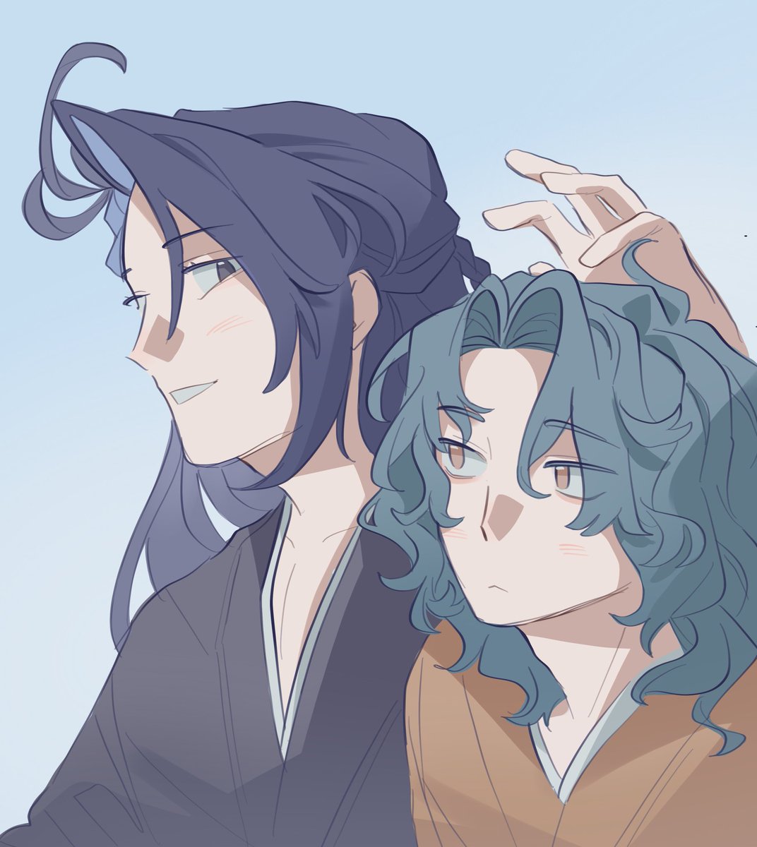 Snarksengumi's tweet photo. Isamin and Hajimechan🥺 https://t.co/EtLZ0L8idA
