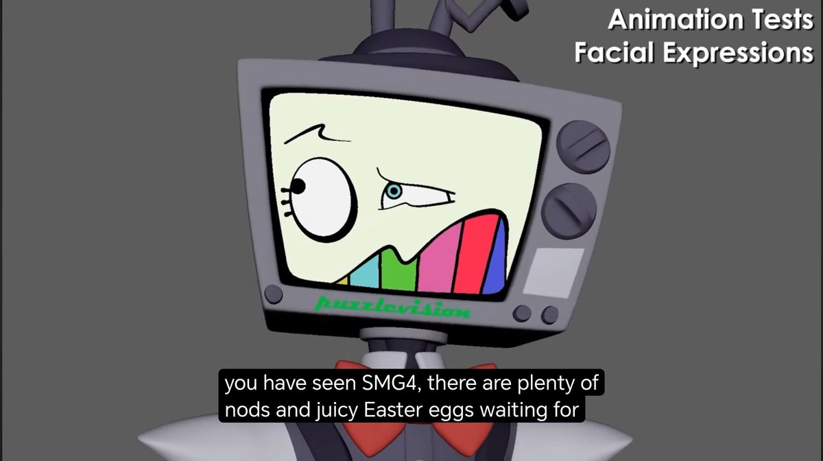 NewRafaSQ's tweet photo. I've been thinking a lot of what they said here. Will the Easter eggs/references will be about all SMG4's history (past arcs, the classic era, etc), or it would only be about the SMG4 we saw in 2023 and 2025? 
#CallingAllVillains #SMG4 https://t.co/6uT06svNbX
