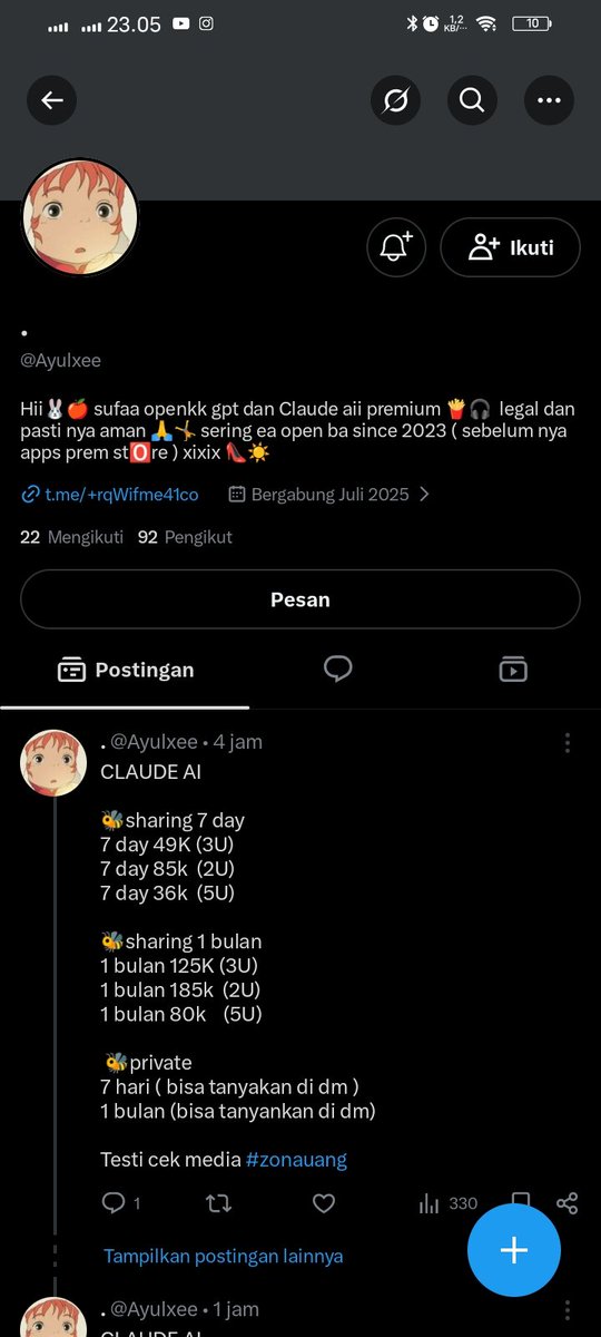 Hapinduts_'s tweet photo. Anjing cok gwe kena tipu sama ini akun plis siapapun yang tau akunnya ksih tau aku, plis mana lagi buru' 😭😭😭 #zonauangㅤ https://t.co/9L9gw9oUD1