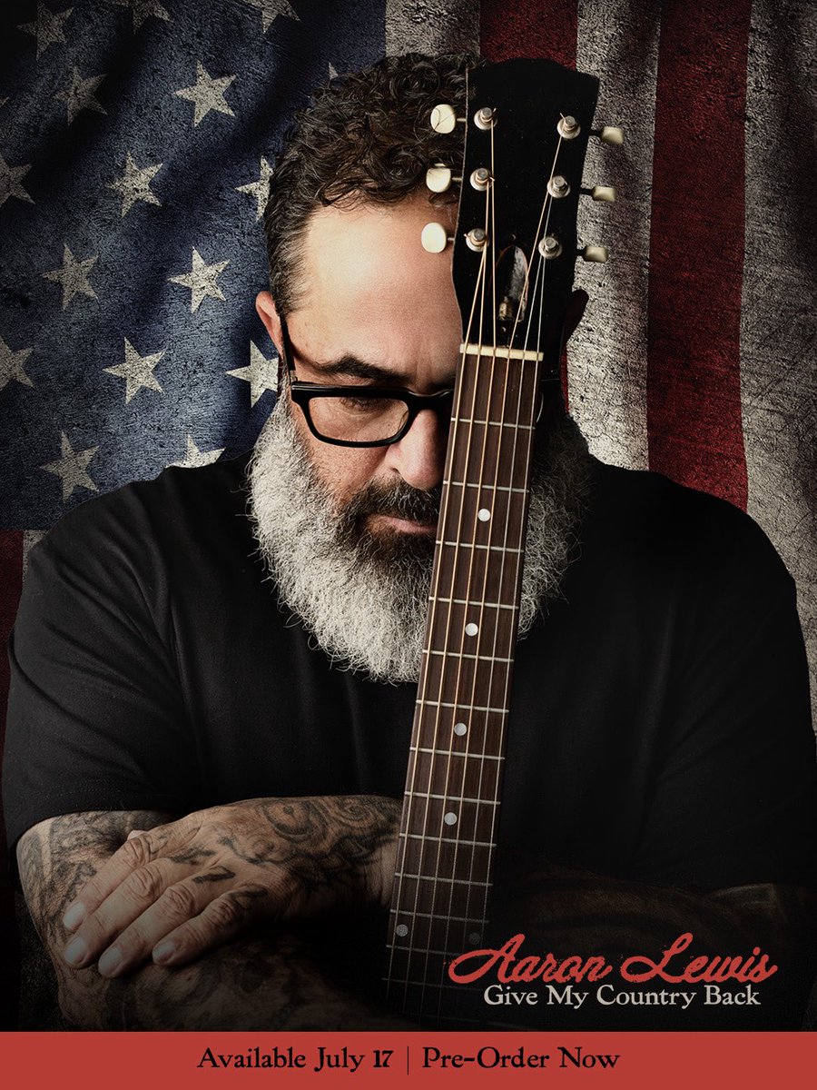 Aaronlewismusic's tweet photo. Taylor’s fans saw it first 🤷🏻‍♂️  

“Give My Country Back” is yours next Friday. Y’all ready? https://t.co/jTVgJTHNCI