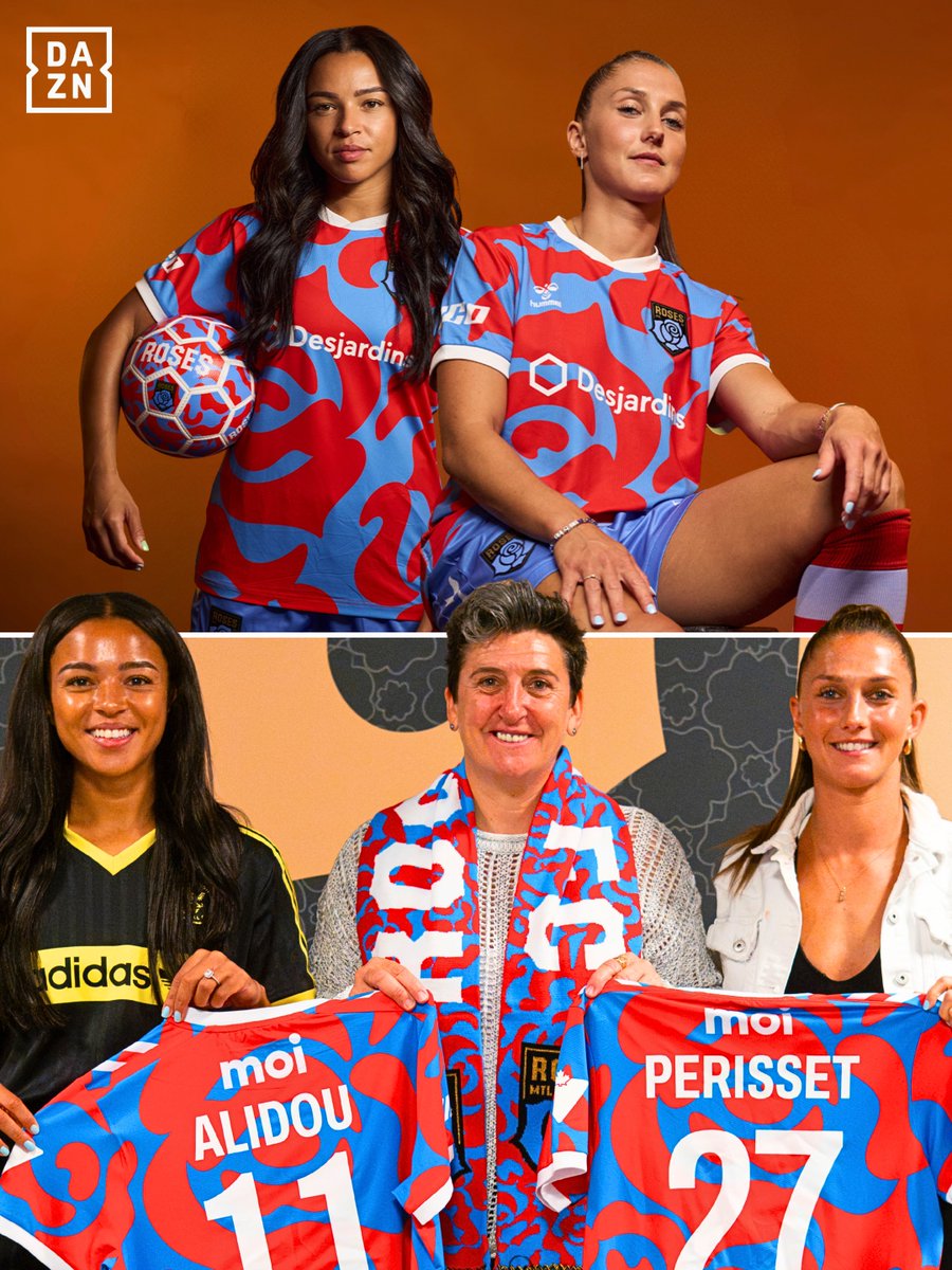 DAZN_CA's tweet photo. 🚨 Ève Perisset and Mimi Alidou join Montreal Roses FC in the Northern Super League! 🌹🇨🇦

@DAZNWFootball | @rosesmtlfc | @NorthernSuperLg https://t.co/xgQAsWnPw1
