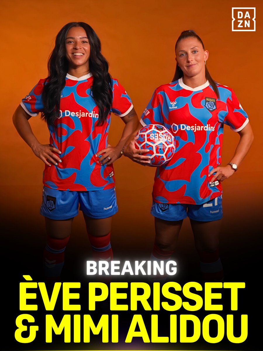 DAZN_CA's tweet photo. 🚨 Ève Perisset and Mimi Alidou join Montreal Roses FC in the Northern Super League! 🌹🇨🇦

@DAZNWFootball | @rosesmtlfc | @NorthernSuperLg https://t.co/xgQAsWnPw1