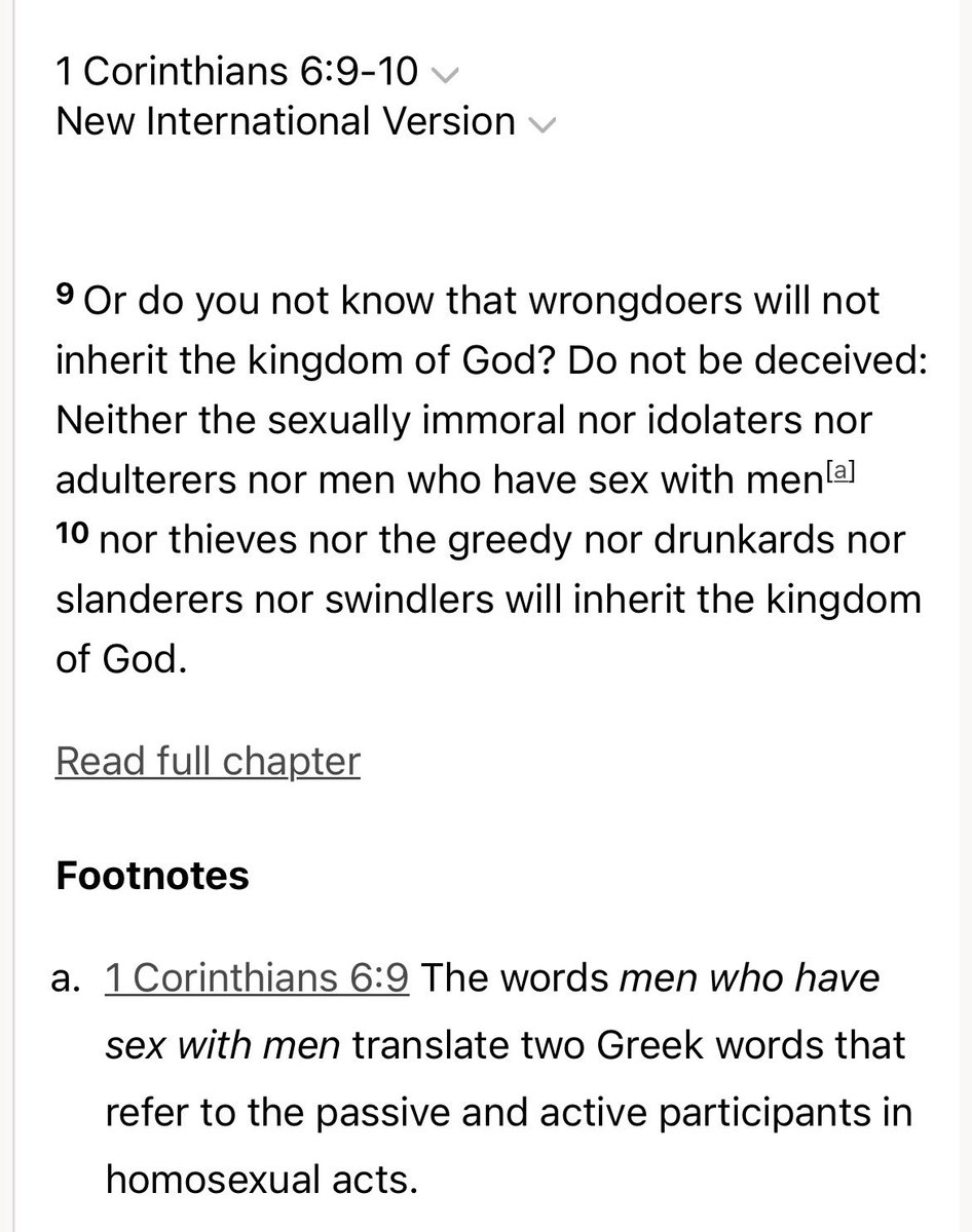 ZuccarV's tweet photo. @Citizenuk1927 @AntRaistrick @YoungBobRB Romans 1:26-27
1. Cor 6:9-10

Stop celebrating sin. Especially Pride. https://t.co/xqMSs8COR0
