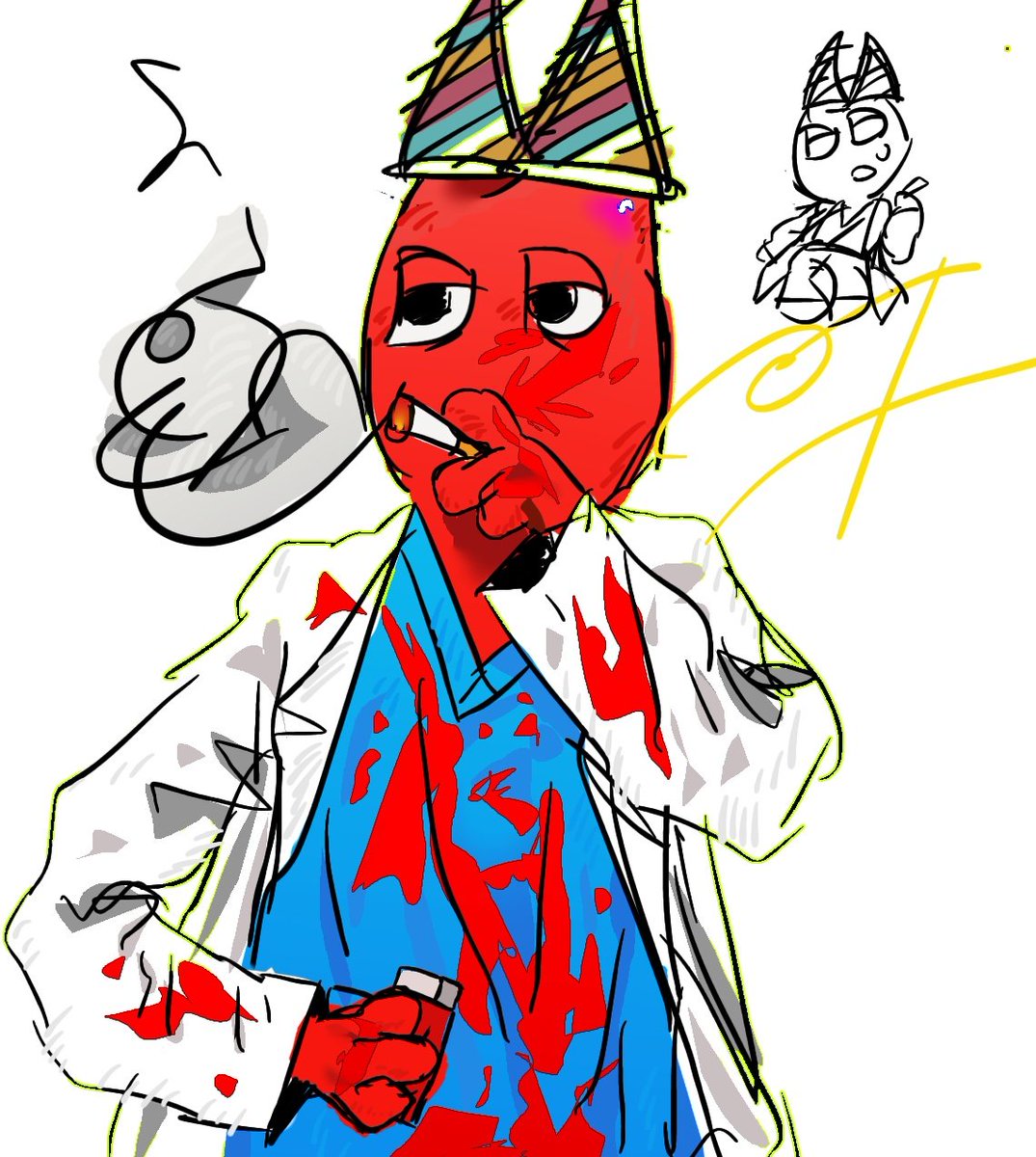 buiesdli's tweet photo. unsuccessful operation #gartenofbanban https://t.co/6azct13Jh5