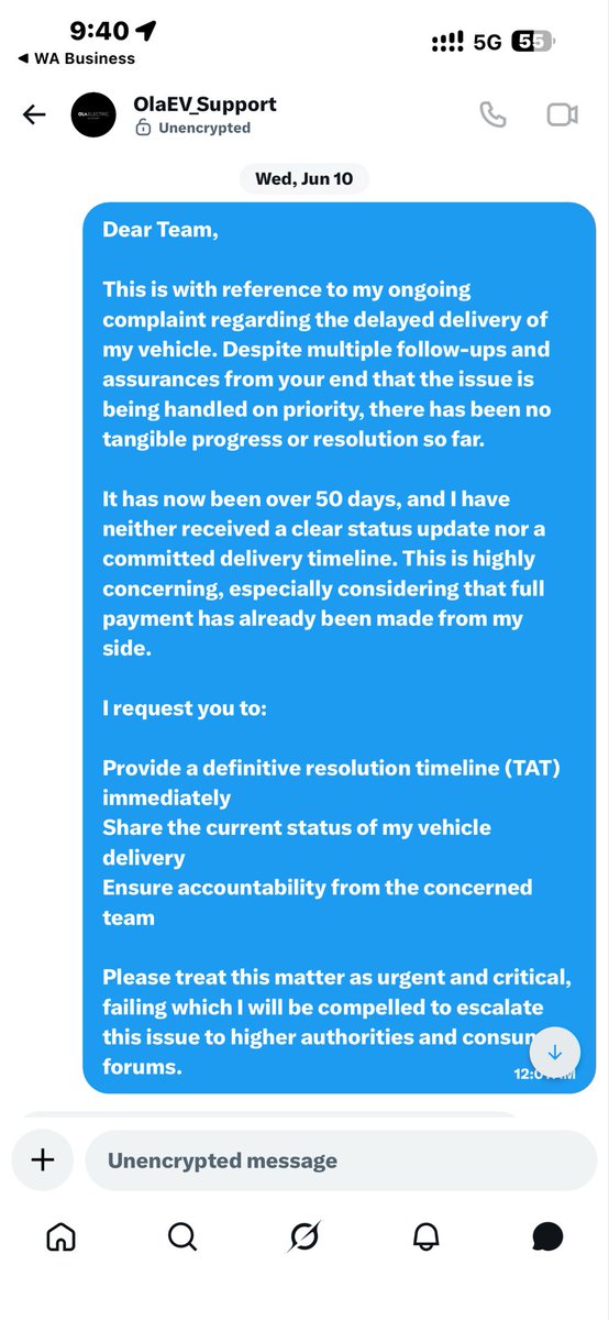 manojbiswalctc's tweet photo. @OlaElectric @OlaEV_Support @bhash @AgarawalaB27486 @NamoApp @timesofindia @ndtvindia @BBCWorld @CNBCTV18Live https://t.co/kzWSgm1rYH