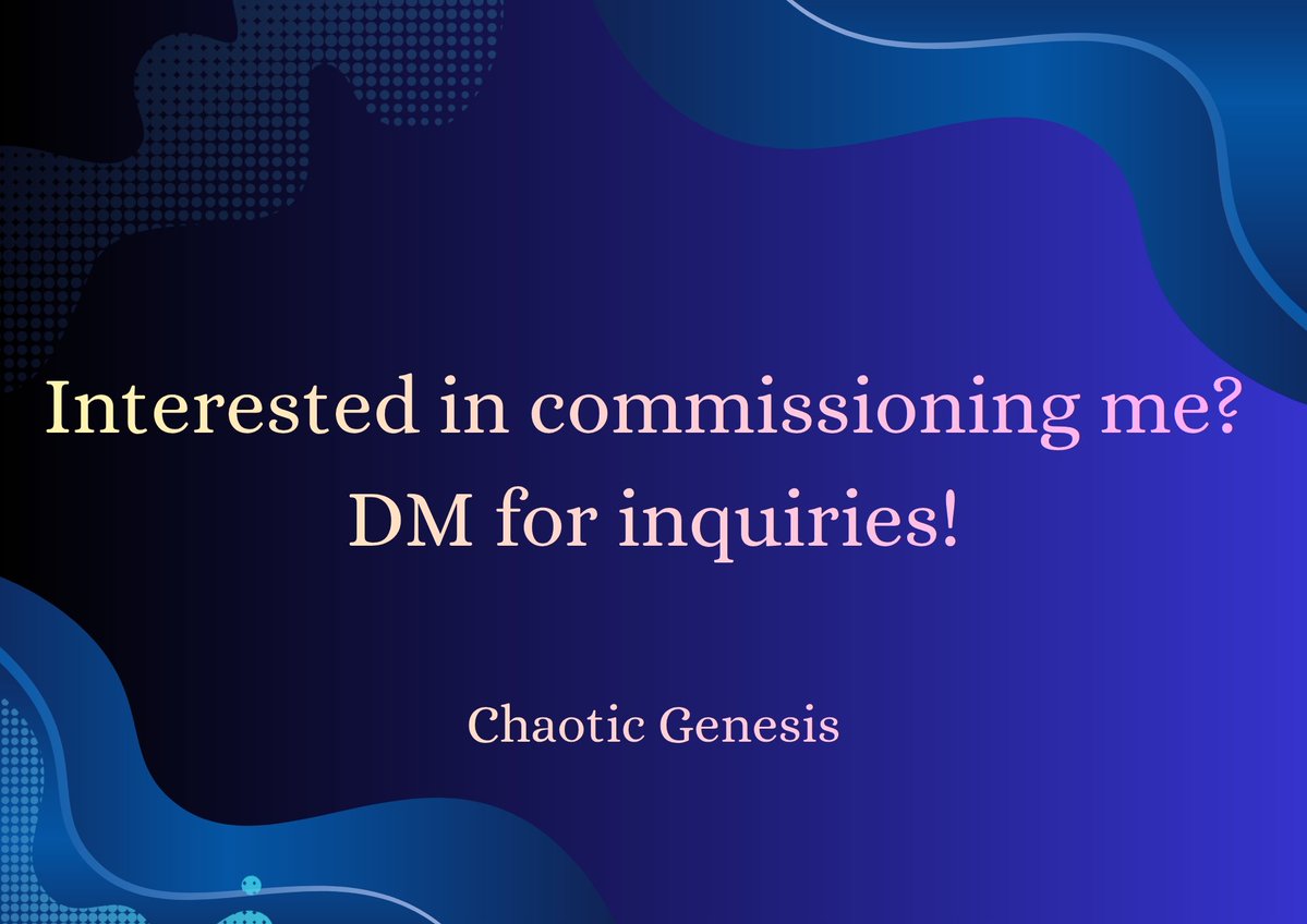 chaoticgeneria's tweet photo. Hallo! I have a portfolio of stories over at AO3 (and will be compiling my script writing portfolio in Google Drive soon) so if you're interested in commissioning me, you're welcome on my page!
#writingcommissionsopen #writingcommission #writingcommunityً #writingservices https://t.co/r4nHAFi6zz
