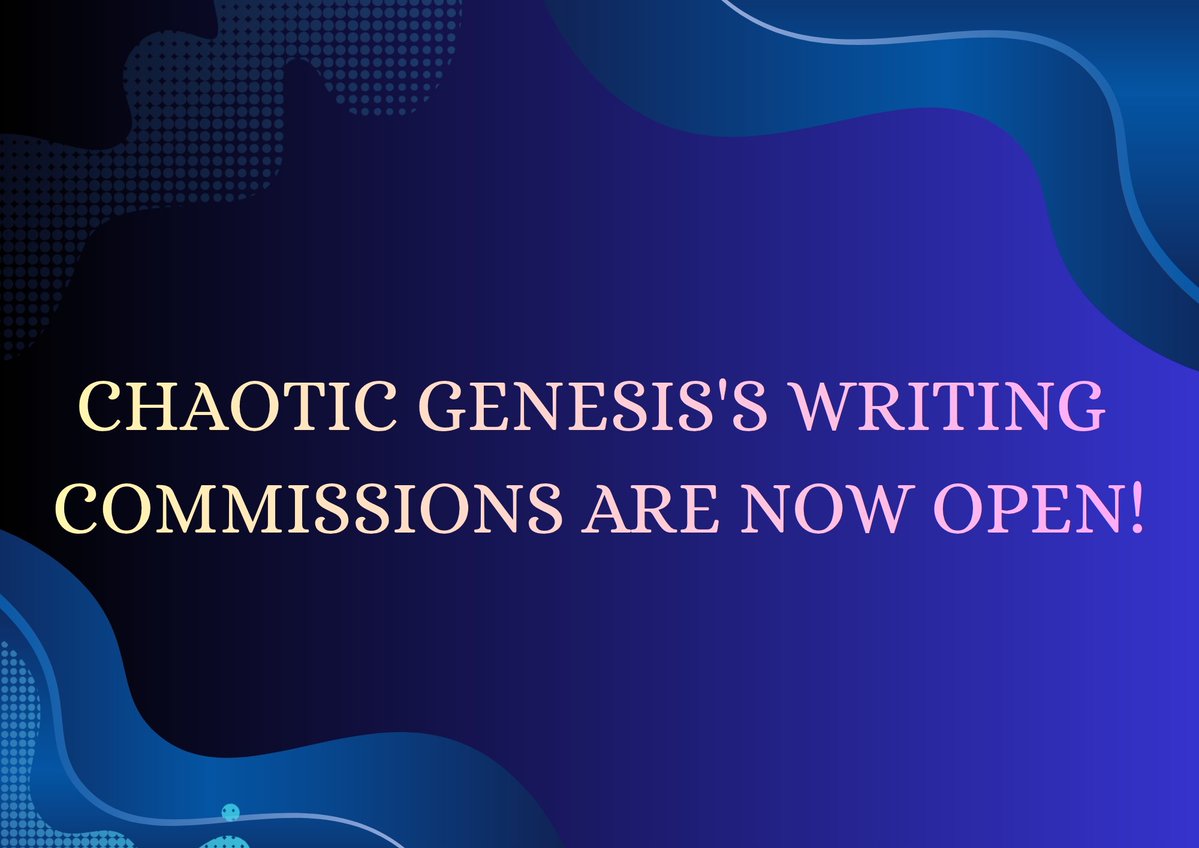 chaoticgeneria's tweet photo. Hallo! I have a portfolio of stories over at AO3 (and will be compiling my script writing portfolio in Google Drive soon) so if you're interested in commissioning me, you're welcome on my page!
#writingcommissionsopen #writingcommission #writingcommunityً #writingservices https://t.co/r4nHAFi6zz