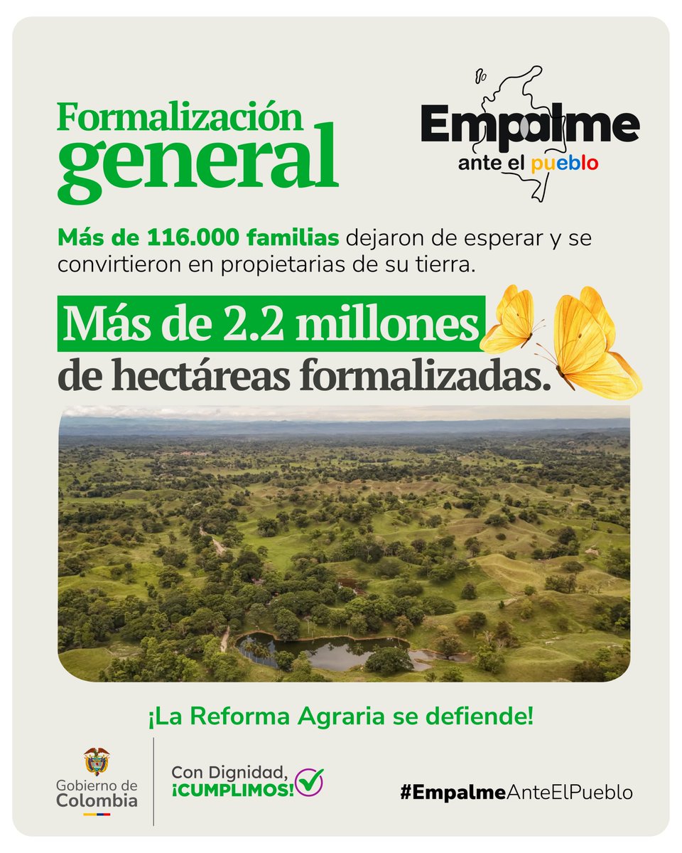AlejoLopezMora's tweet photo. #EmpalmeAnteElPueblo
El gobierno del cambio le cumple a las comunidades rurales. 
@petrogustavo 
@MCarvajalinoV https://t.co/NQ6ppMnG0v