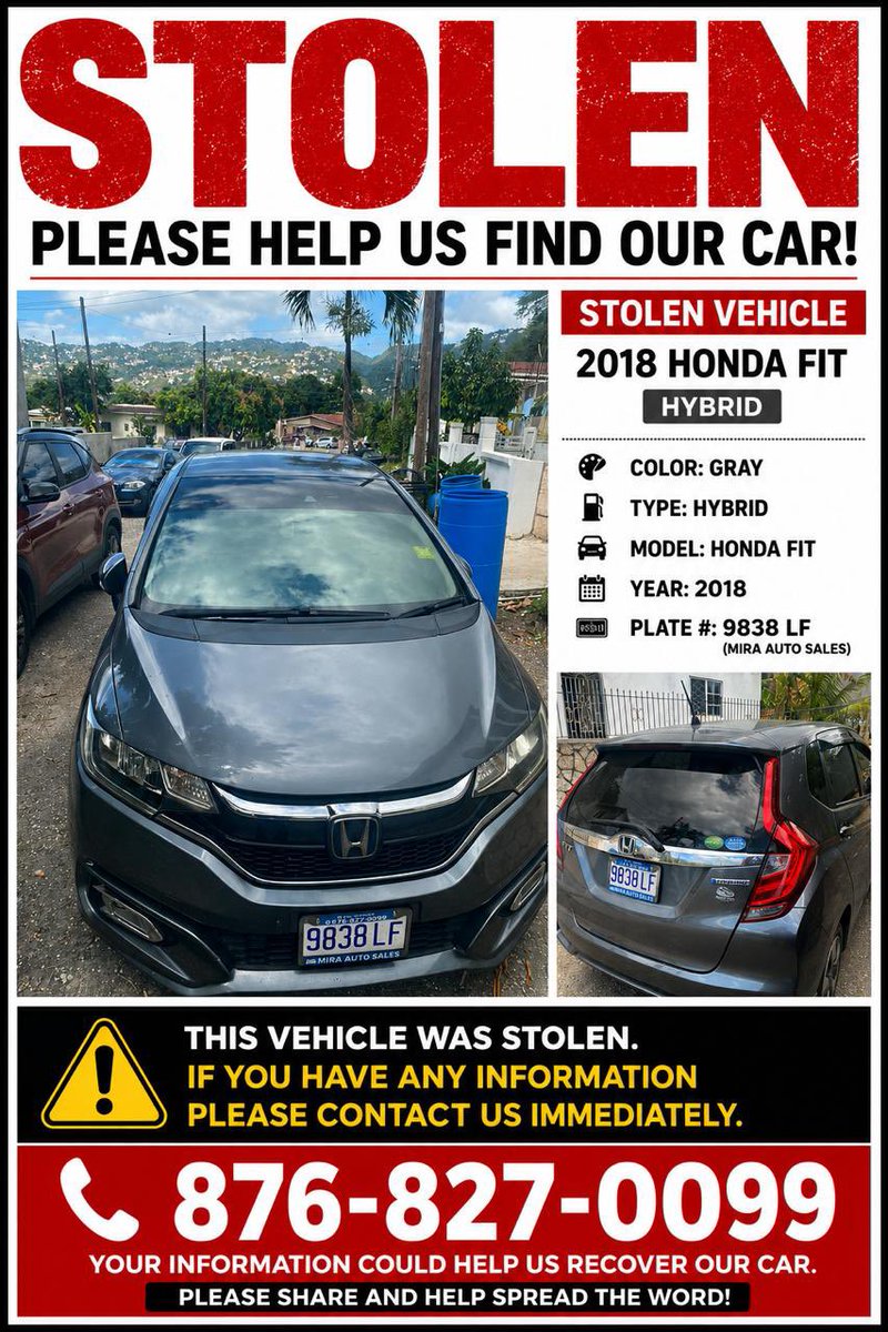 guruintraining_'s tweet photo. CAR STOLEN from off Mannings Hill road.

Please retweet and see details below.

RETWEET! https://t.co/6uAH3Z0ojy