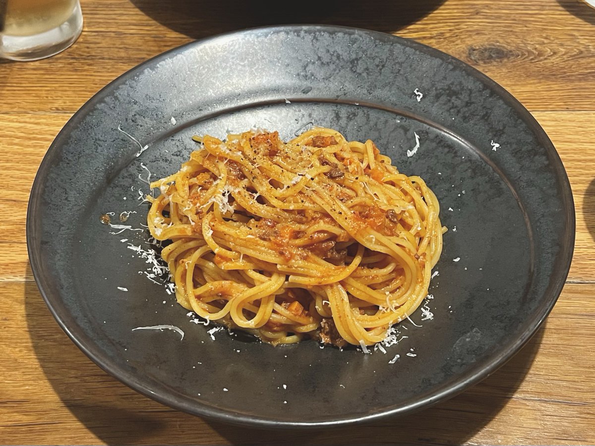 uni_rnatcha_wsb's tweet photo. パスタ 自家製ボロネーゼ  ̖́- https://t.co/ccjfRgT9F6