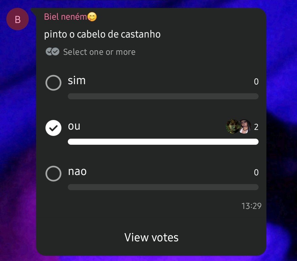 starry_eclipse_'s tweet photo. KKKKKKKKKKK
- sim 
- Ou
- Nao https://t.co/4nUiOEazrc