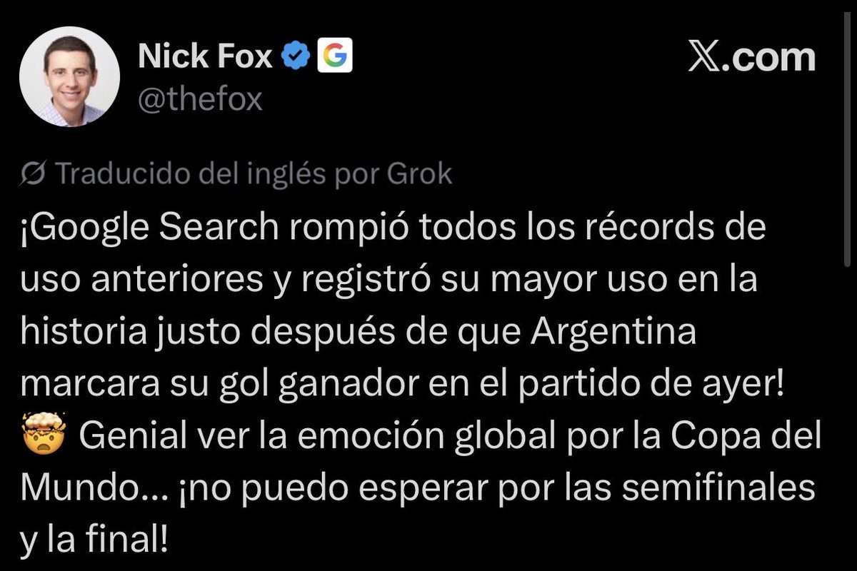 RealTimeRating's tweet photo. El GOL de Argentina ROMPIÓ TODO LOS RÉCORDS EN BÚSQUEDAS DE GOOGLE. https://t.co/fn25lZMsJM