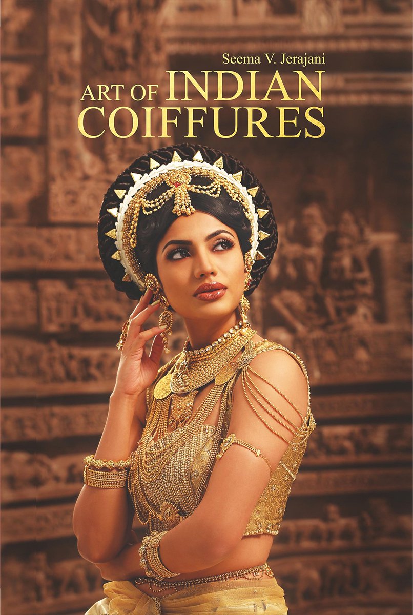 Kautilya02's tweet photo. Śilābāliké Kēśavinyās or the Madanikā Coiffure 

From the Art of Indian Coiffures by Seema V. Jerajani 2018 https://t.co/8HOeHkZCf6