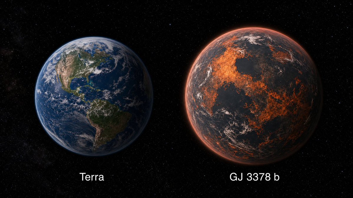 SpaceToday1's tweet photo. 🪐 Um planeta de apenas 2,3 massas terrestres foi (re)descoberto a 7,7 anos-luz de nós — e pode ter água líquida na superfície. 

O problema: está exatamente na "costa cósmica", a fronteira entre mundos que conseguem guardar sua atmosfera e os que a perdem para o espaço. 

POST NOVO EM SPACE TODAY!!! 👇

O Mundo que Não Deveria Existir — e Ainda Assim Está Lá - https://t.co/wD3P0OW2u0

#Exoplanetas #ZonaHabitável #AstronomiaEmPortuguês #GJ3378b #CosmicShoreline